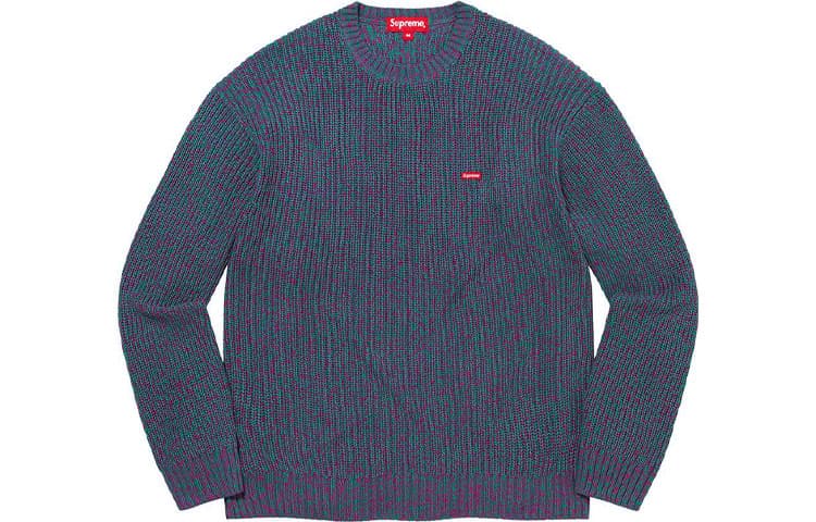 Кофта Supreme FW21 Week16 Mlange Rib Knit Sweater Logo - изображение 3