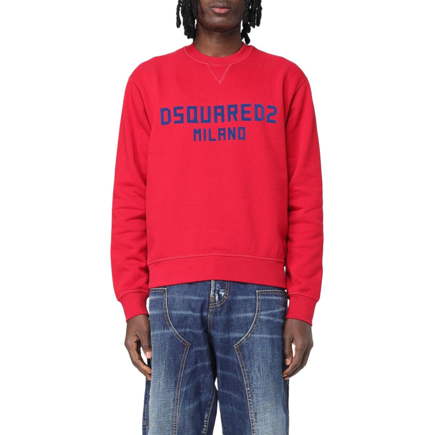 Худи DSQUARED 2 Толстовка мужская красная - изображение 2