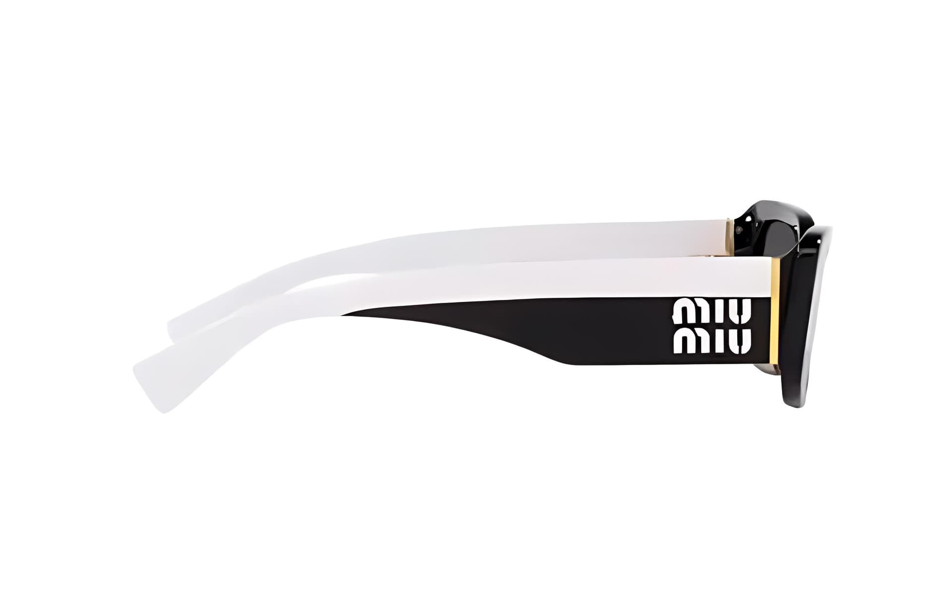 Солнцезащитные очки Miu Miu Letter Two-Tone Sunglasses - изображение 4