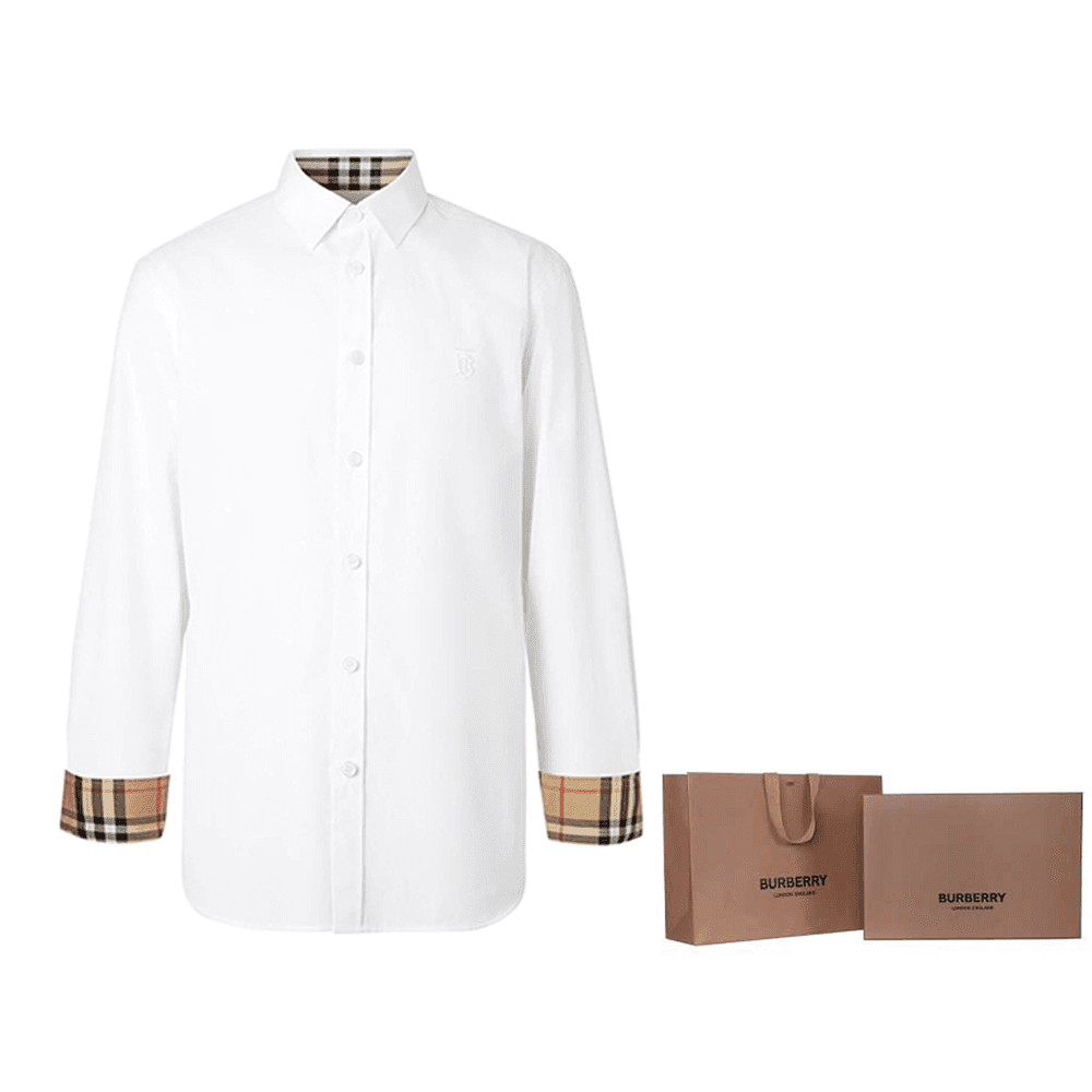 Рубашка Burberry Monogram Motif Shirt - изображение 10