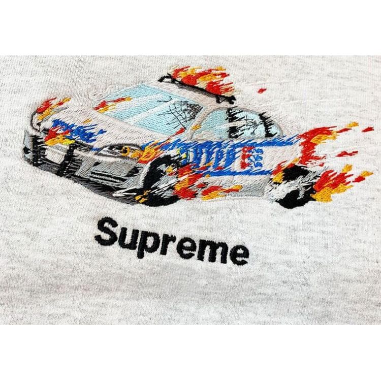 Кофта Supreme Cop Car Hooded Sweatshirt - изображение 2