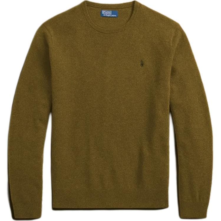 Кофта Polo Ralph Lauren FW24 Свитер Стандартный размер Мужской Темный Каштановый - изображение 1