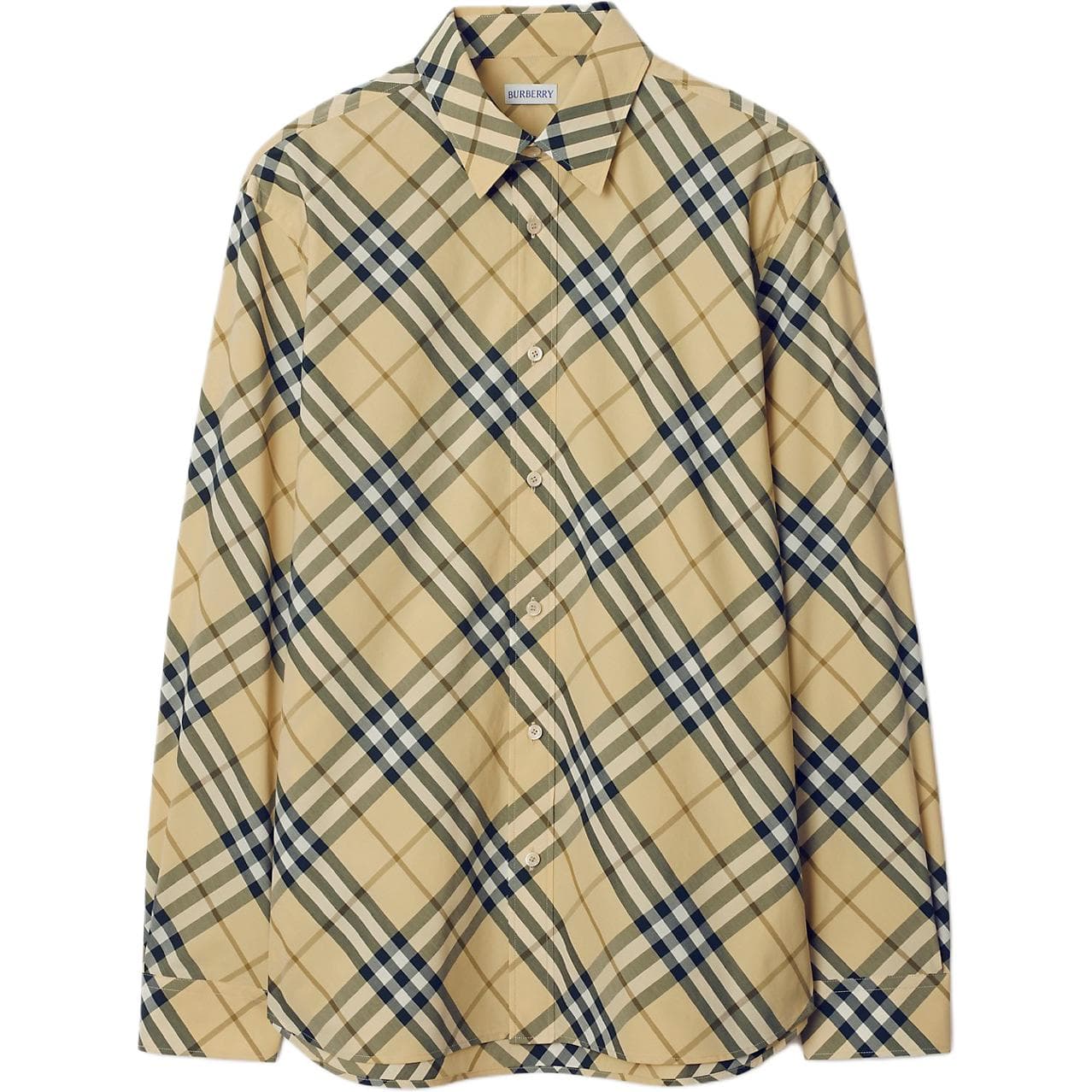 Рубашка Burberry Желтые Мужские Рубашки - изображение 1
