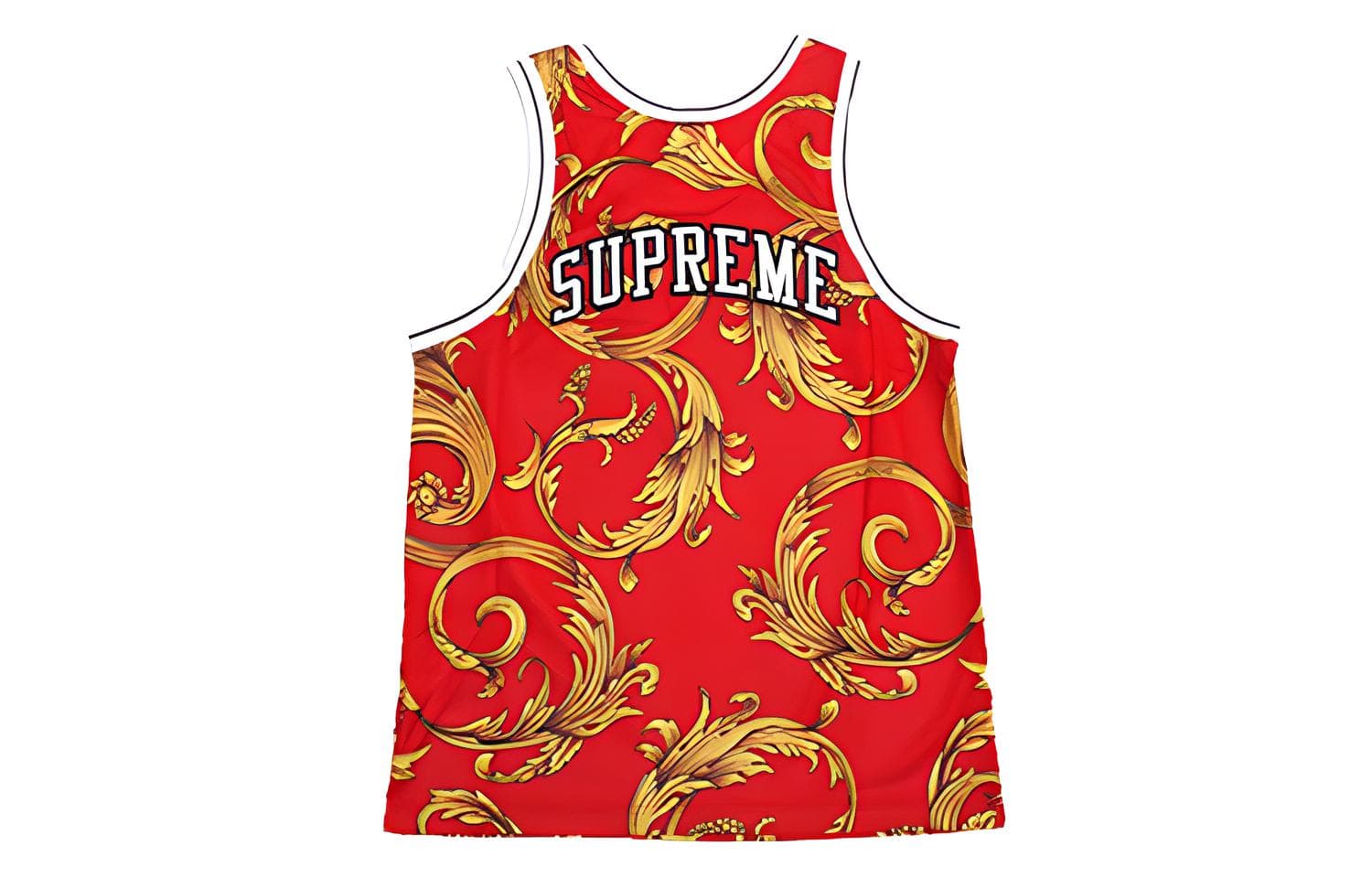 Баскетбольная майка Supreme x Nike Basketball Jersey Red - изображение 2