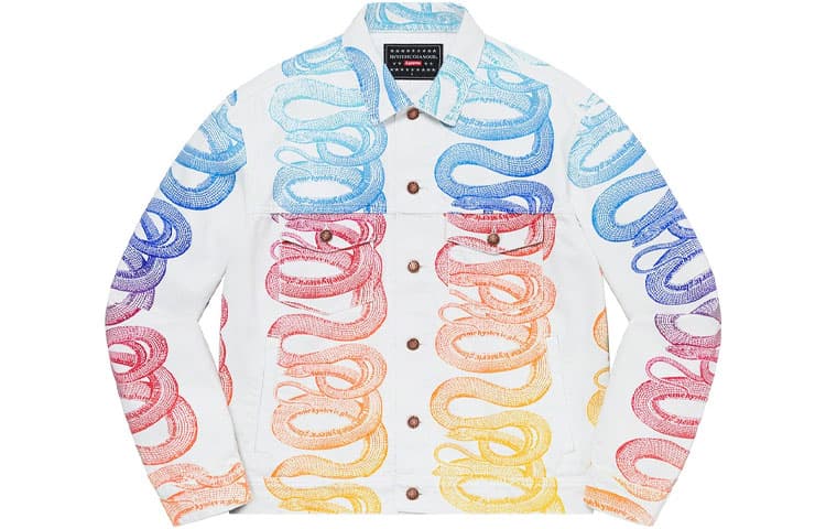 Куртка Supreme x HYSTERIC GLAMOUR Snake Denim Trucker Jacket - изображение 1