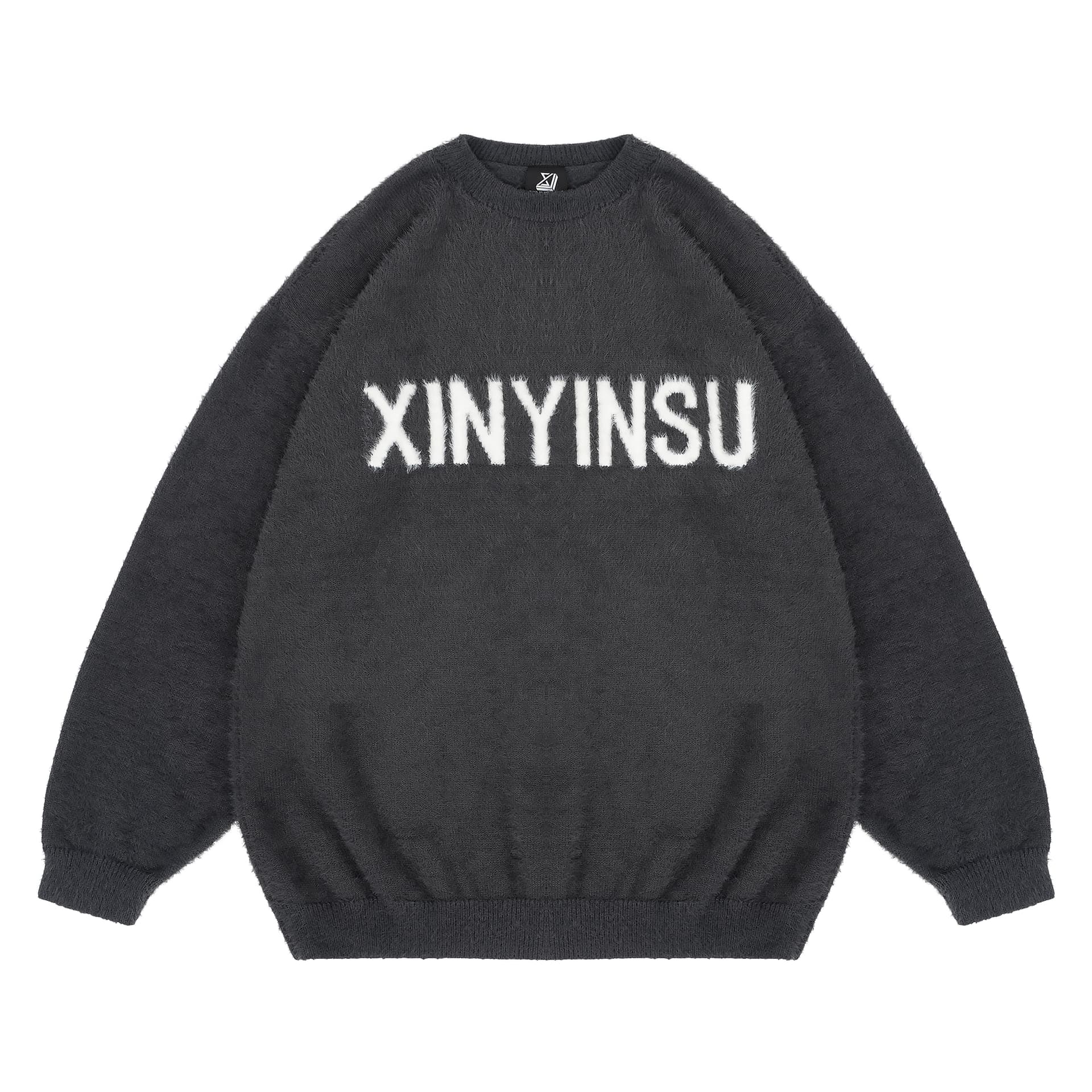 Кофта XINYINSU Серый Унисекс Свитеры - изображение 1