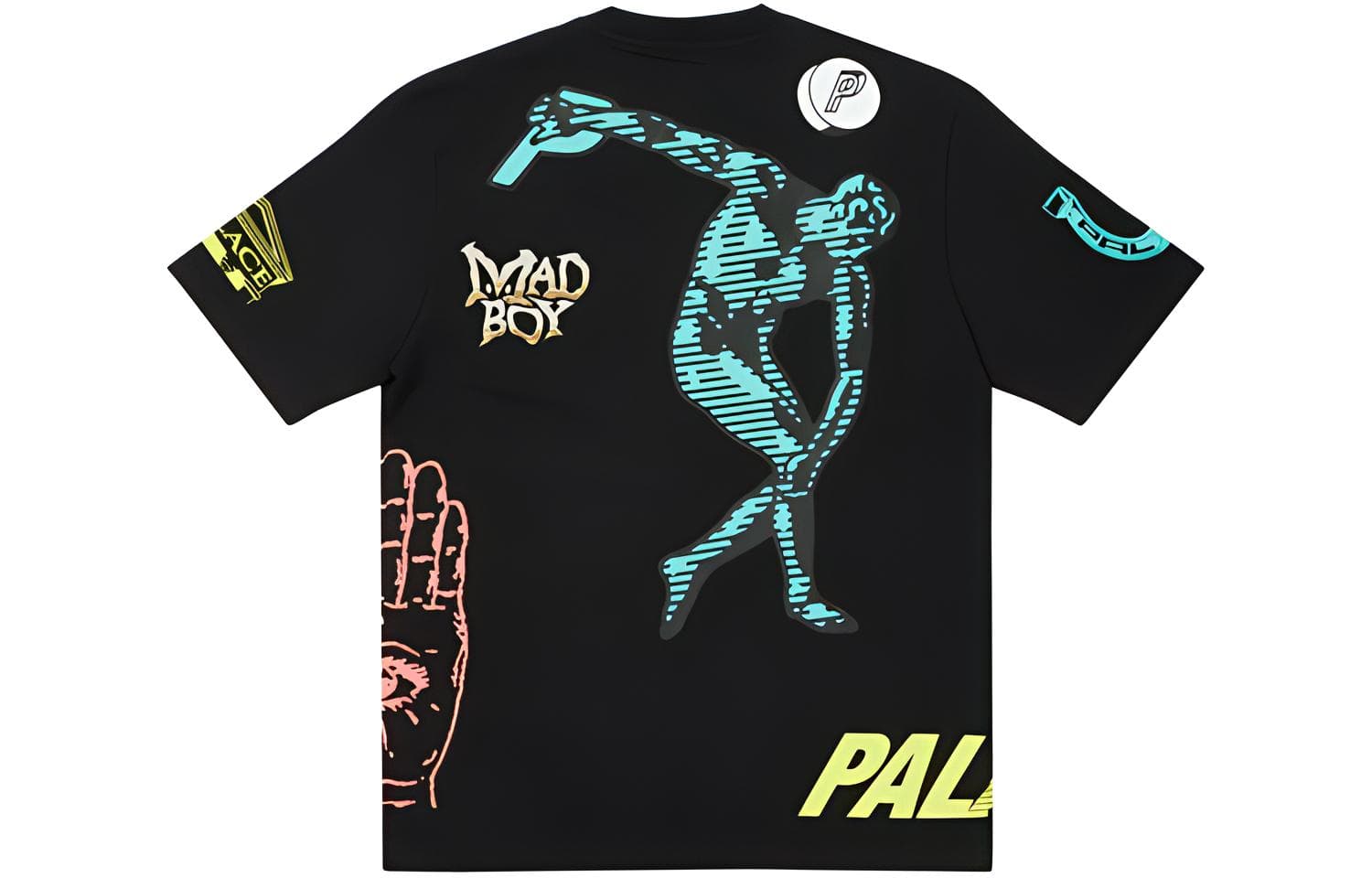 Футболка PALACE x Cannondale Mad Boyt-shirt Black FW21 LogoT - изображение 2