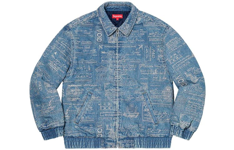 Куртка Supreme SS20 Week 3 Checks Embroidered Denim Jacket - изображение 1