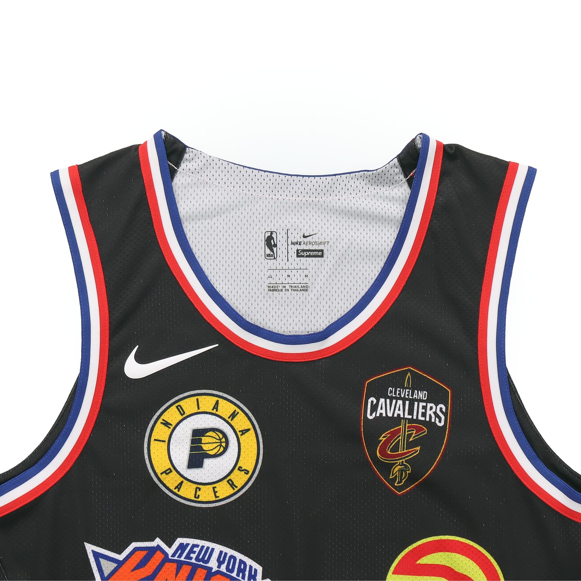 Баскетбольная майка Supreme x Nike NBA Teams Authentic Jersey Black - изображение 3