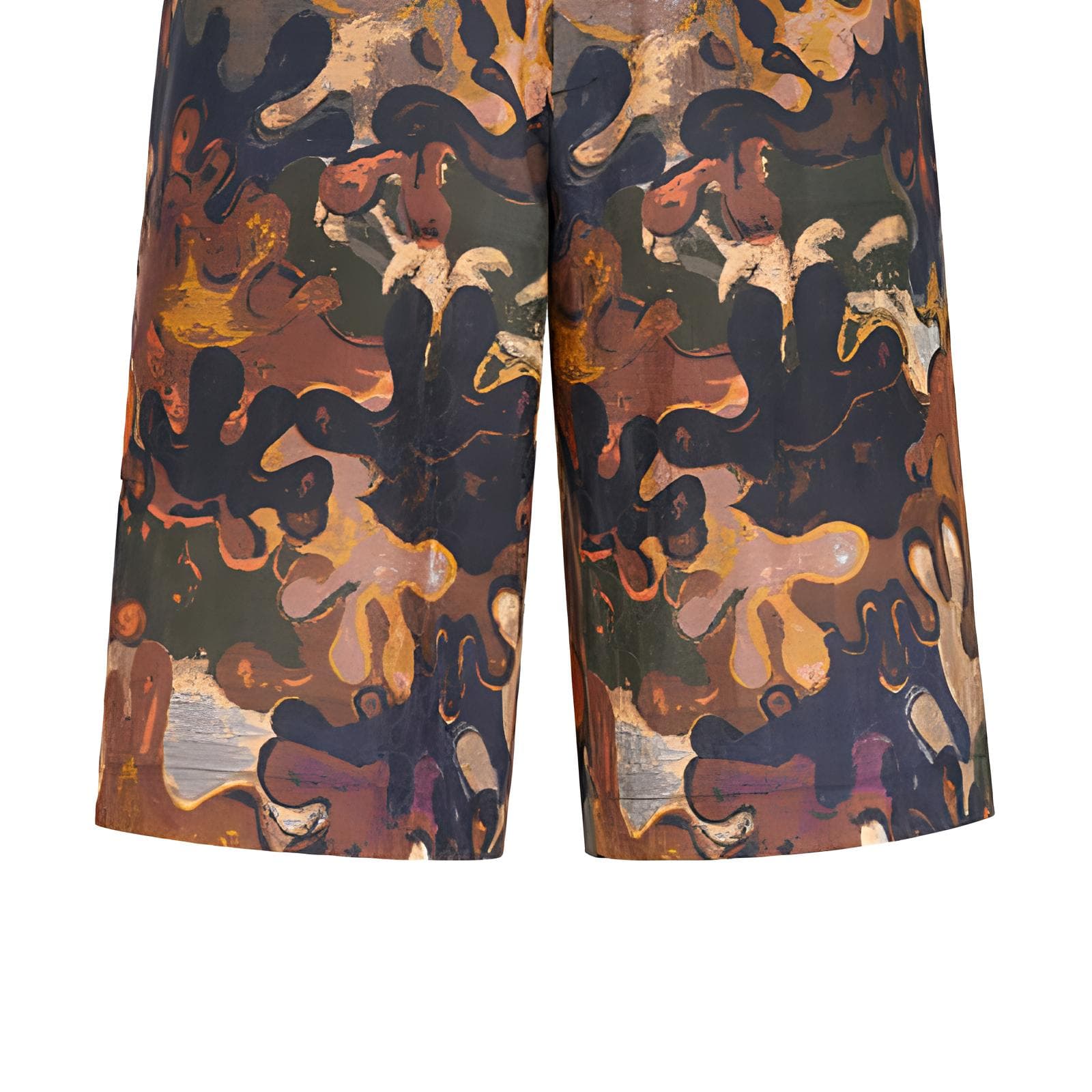 Шорты DIOR FW21 Camo Shorts Brown - изображение 5