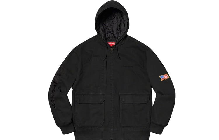 Куртка Supreme SS20 Week 2 Canvas Hooded Work Jacket - изображение 1