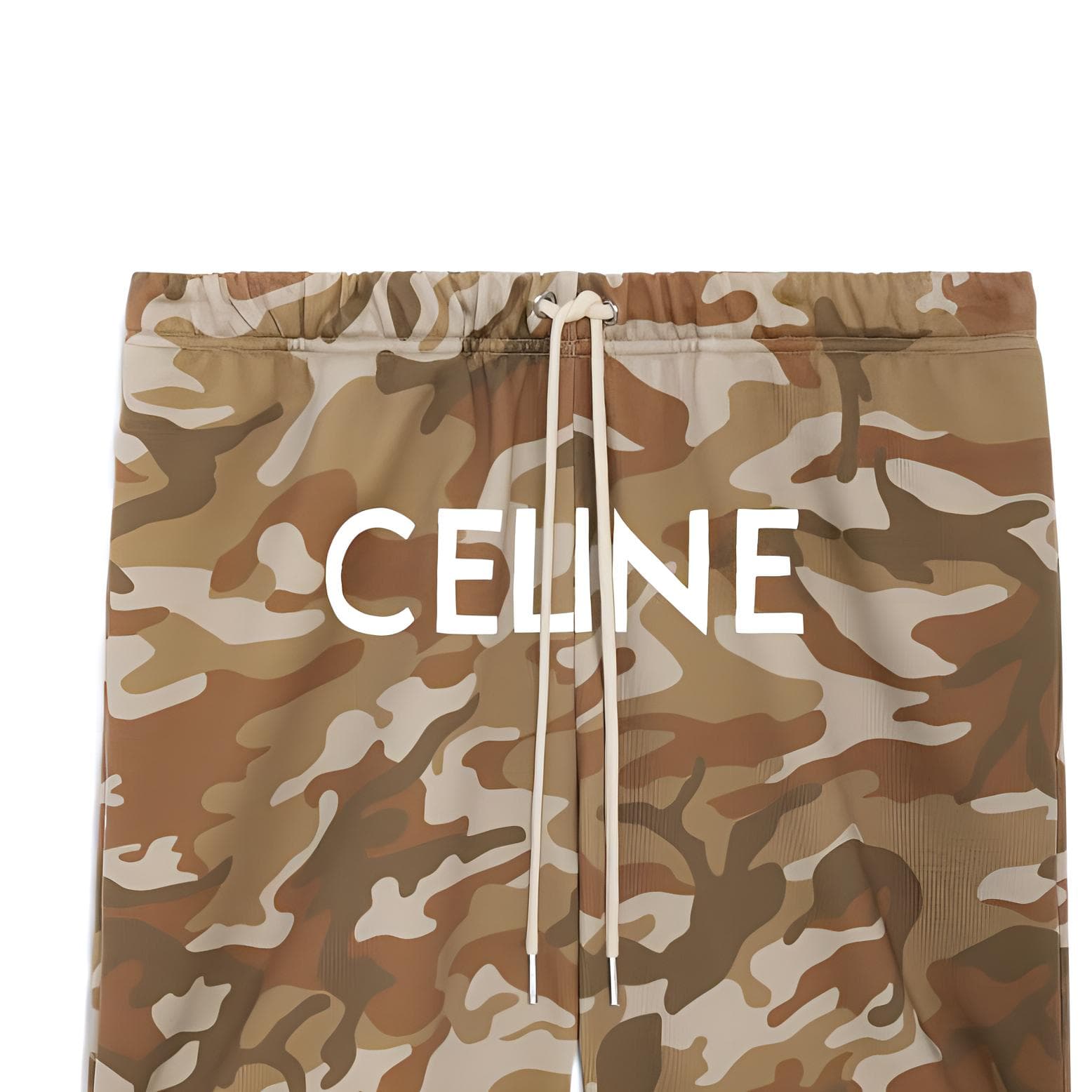 Шорты CELINE SS22 Camo Fleece Shorts - изображение 3