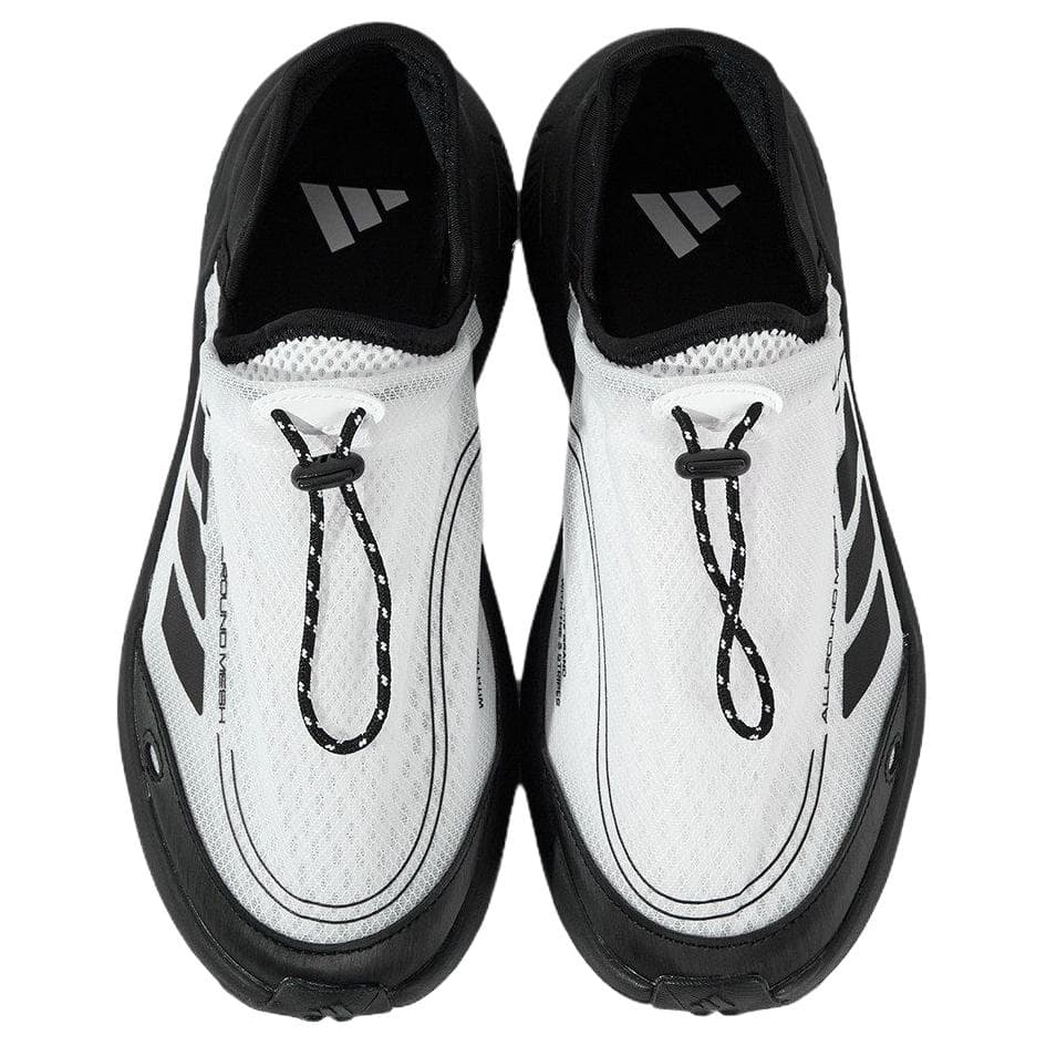 Кроссовки Adidas FC WALKER Мягкая и Комфортная Низкая Повседневная Обувь Унисекс Черно-Белая - изображение 3