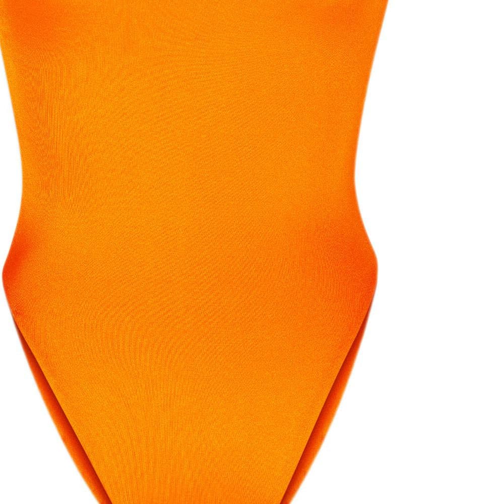 Saint Laurent FW22 Strapless Swimsuit Orange - изображение 4