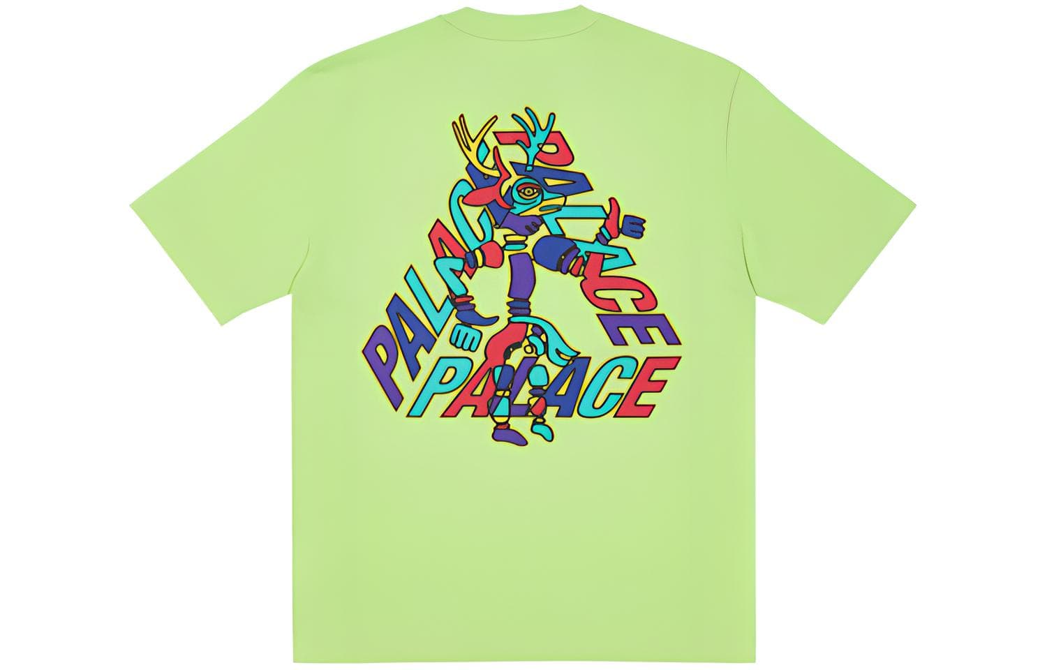 Футболка PALACE FW21 Ultimo B-sans T-shirt Light Lime LogoT - изображение 2
