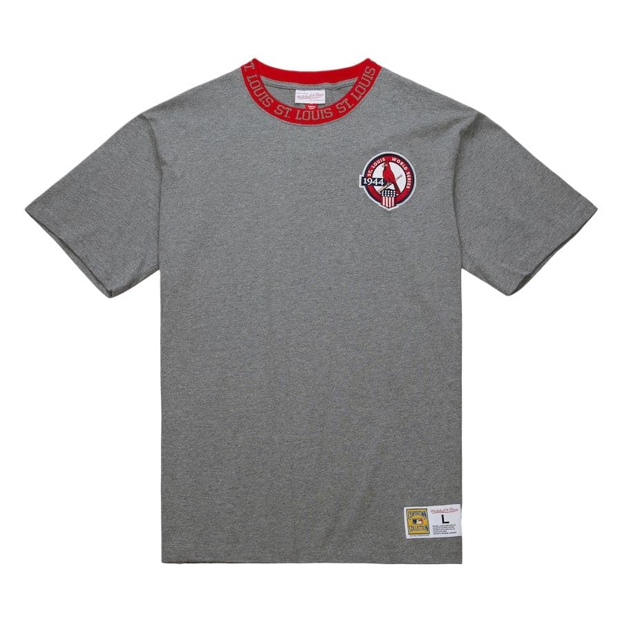 Футболка Mitchell Ness x MLB T-Shirt Мужская Серого цвета - изображение 1