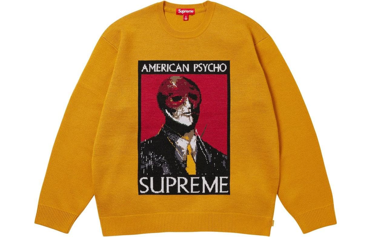 Кофта Supreme x FW23 WEEK5 AMERICAN PSYCHO SWEATER - изображение 1