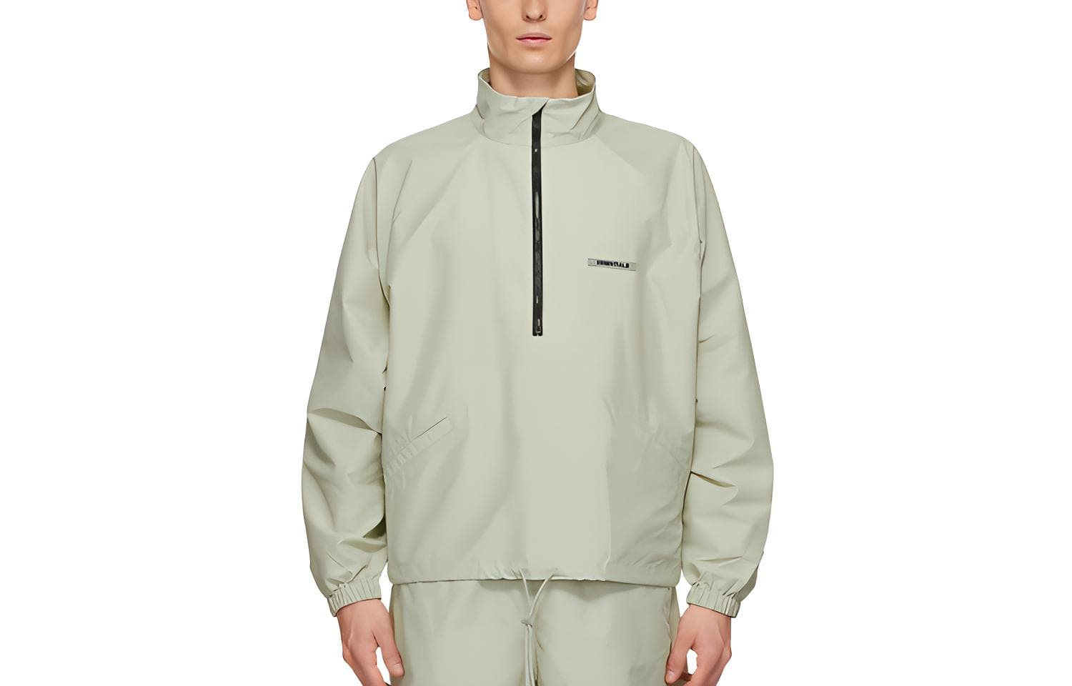 Куртка Fear of God Essentials Half-Zip Track Jacket Sage - изображение 1