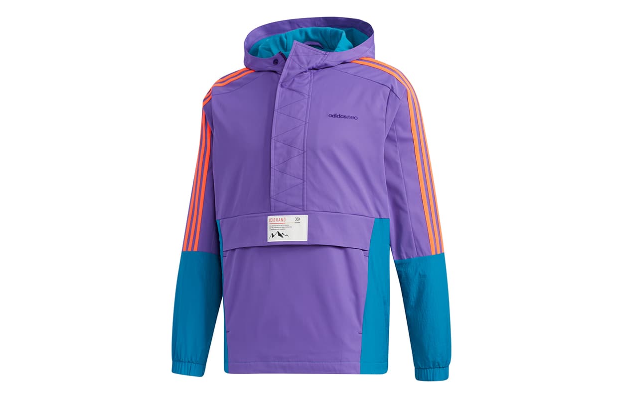 Куртка adidas Neo Windbreaker Jacket Purple - изображение 1