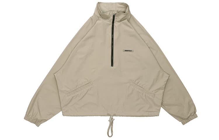 Куртка Fear of God Essentials Half-Zip Track Jacket Moss Logo - изображение 1