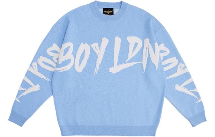 Кофта Boy London FW22 Eagle Logo Knit Sweater Blue - изображение 1