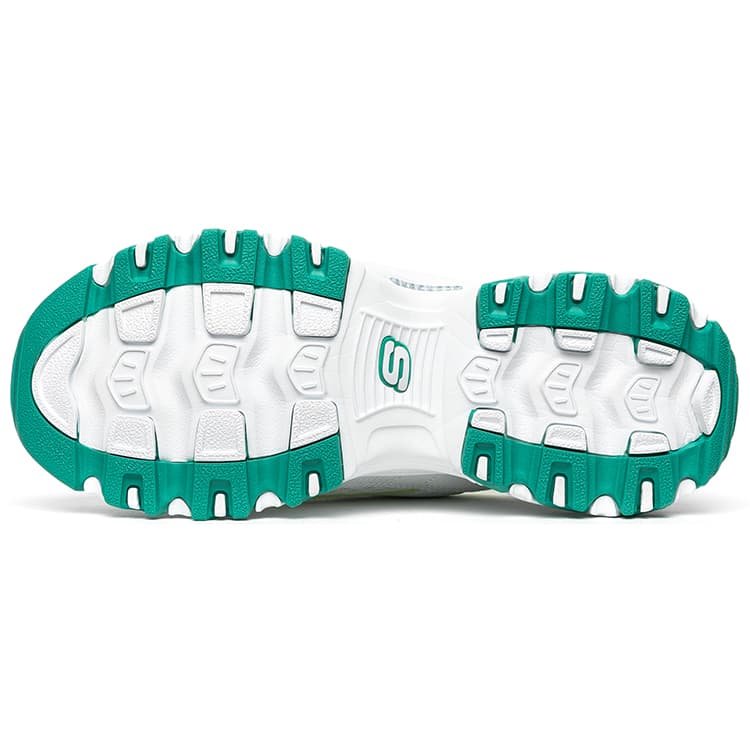 Кроссовки Skechers D'LITES 1.0 White Green - изображение 6