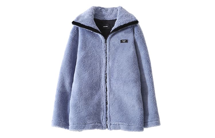 Куртка WE11DONE Blue Faux Fur Jacket - изображение 1
