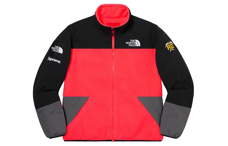 Куртка Supreme x The North Face RTG Fleece Jacket Red - изображение 1