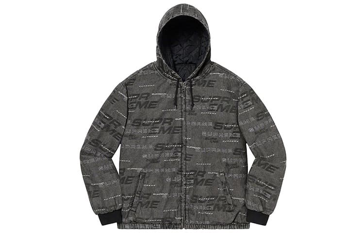 Куртка Supreme FW19 Week 9 Reversible Dimensions Logo Denim Work Jacket - изображение 1