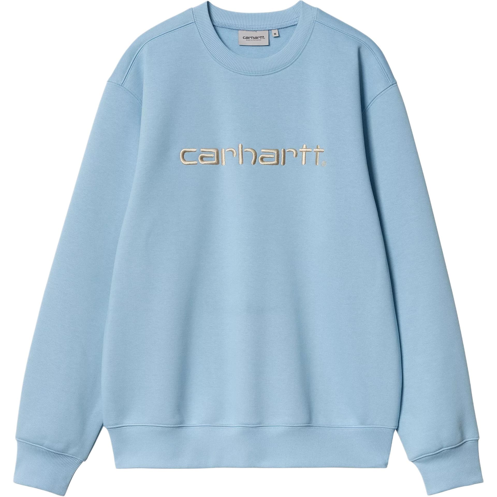 Худи Carhartt WIP Светло-Синие Мужские Толстовки - изображение 1