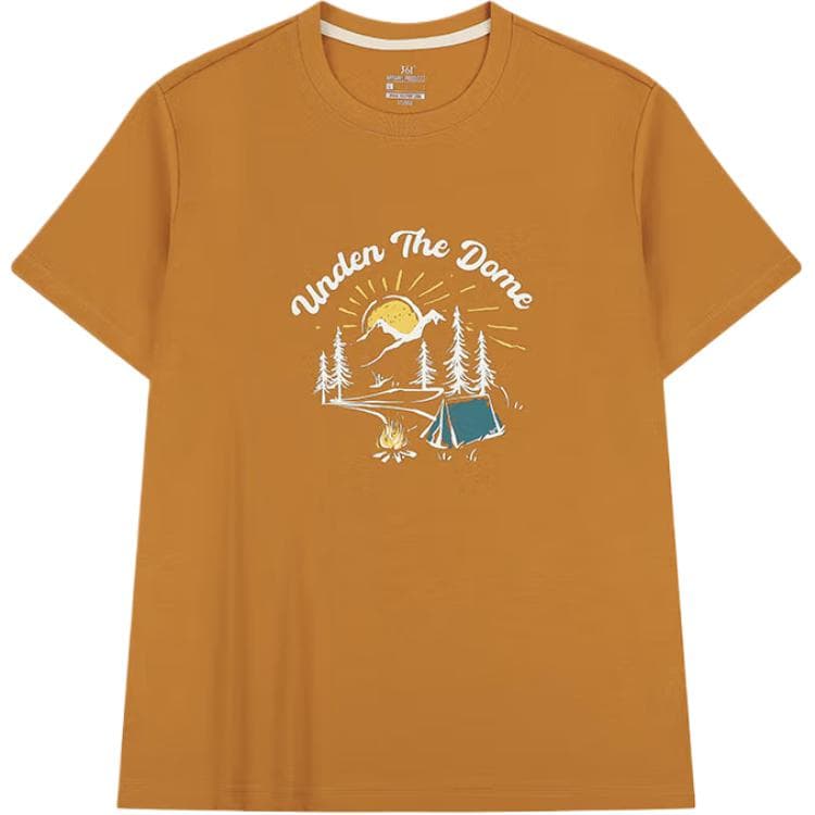 Футболка 361° T-Shirt Унисекс Глубокий Оранжевый Желтый - изображение 1