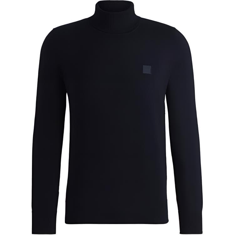 Кофта HUGO BOSS FW24 Свитер Стандартный крой Мужской Темно-синий - изображение 1