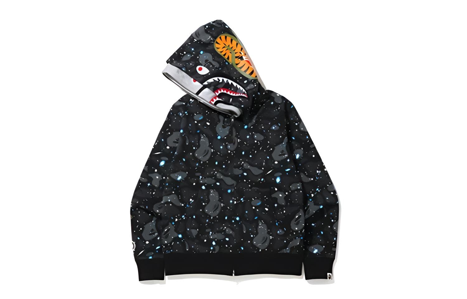 Куртка A BATHING APE Space Camo Shark Full Zip Hoodie - изображение 2