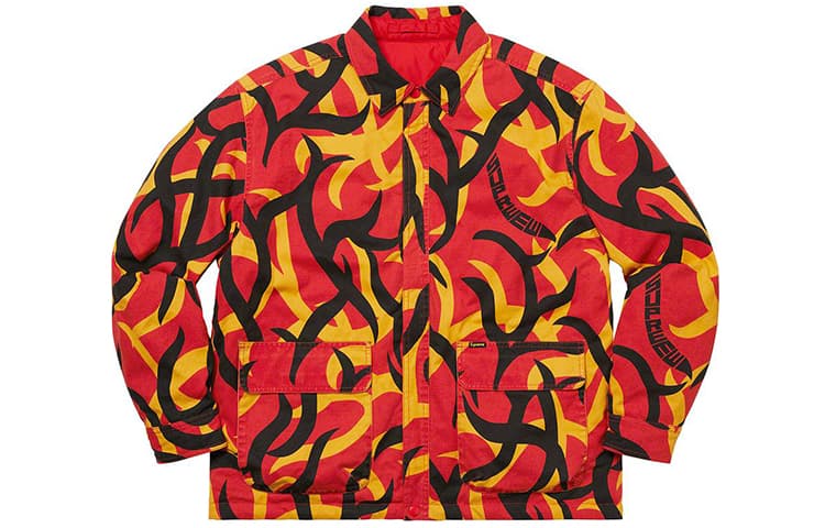 Куртка Supreme FW19 Week 8 Reversible Puffy Work Jacket - изображение 1