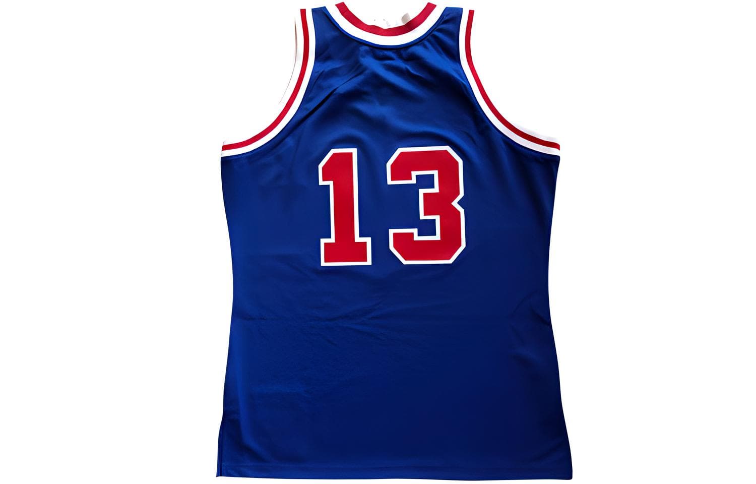 Баскетбольная майка Mitchell Ness NBA AU 66-67 76 13 - изображение 2