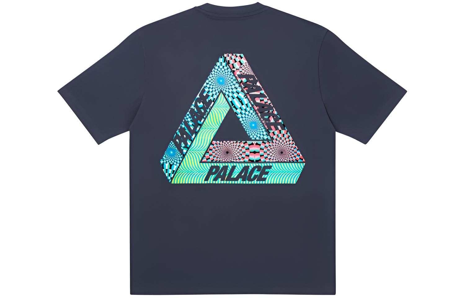 Футболка PALACE FW21 Ultimo Tri-eye T-shirt Navy LogoT - изображение 1