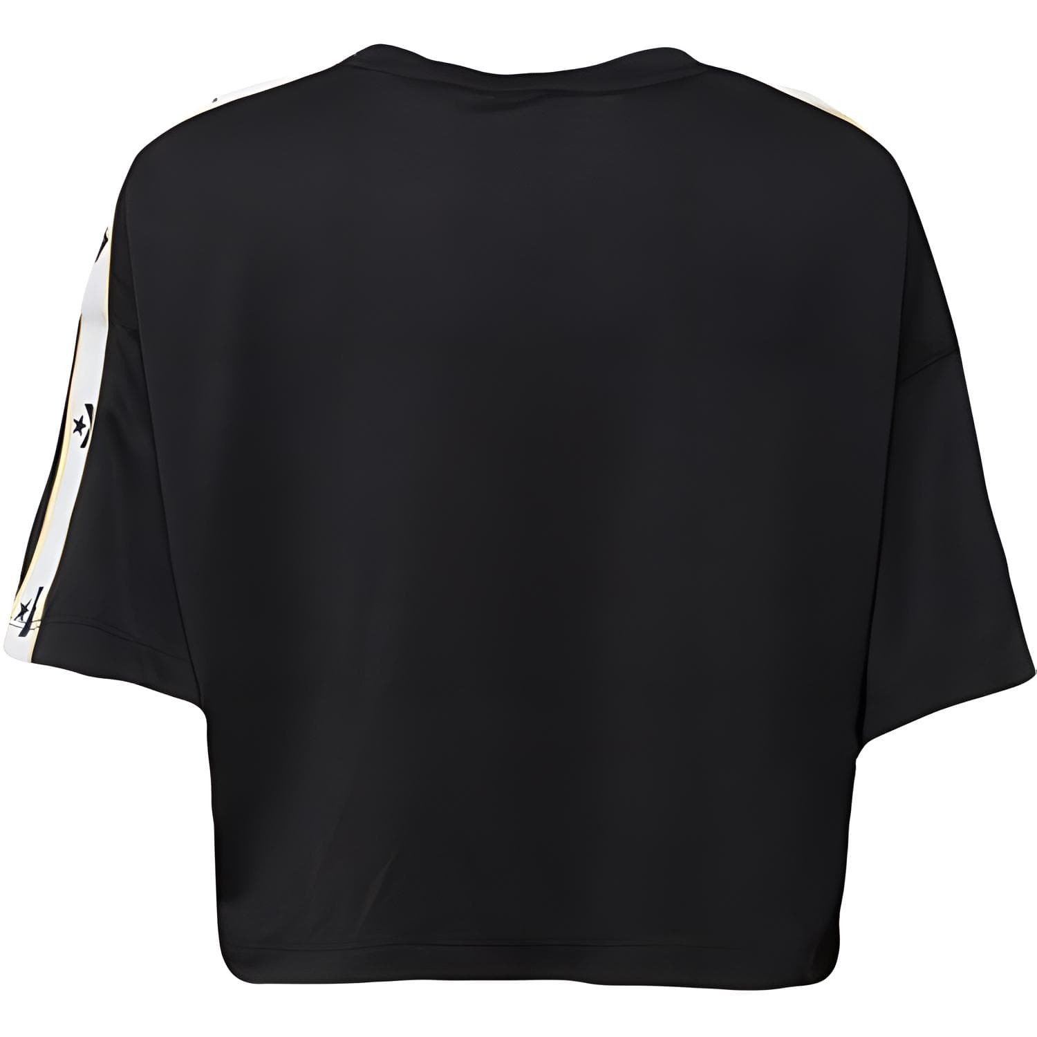 Футболка Converse Tee Star Chevron Track Круглый вырез Пуловер Многоцветный Короткий рукав Черный - изображение 2