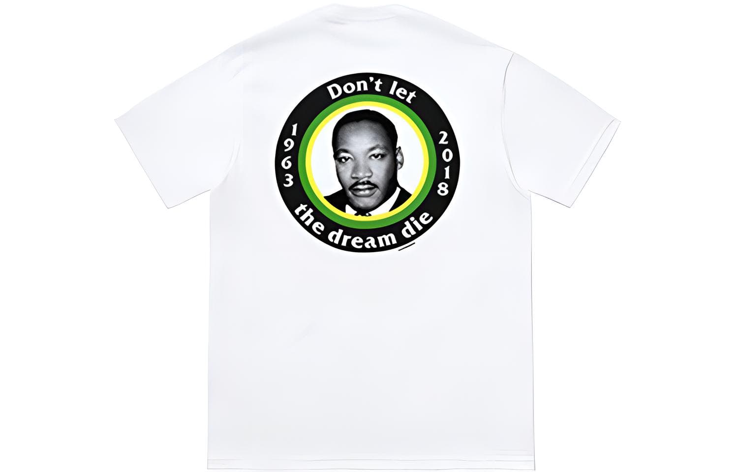Футболка Supreme SS18 MLK Dream Tee White T - изображение 1