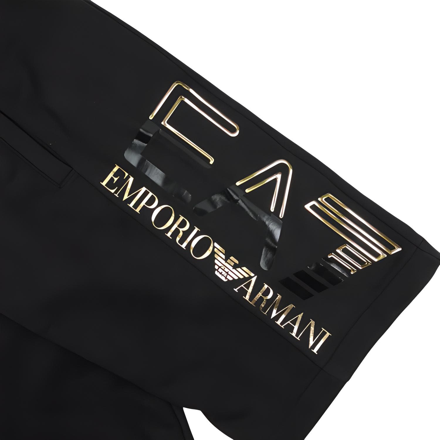 Шорты Emporio Armani SS23 Logo Print Shorts Black - изображение 5
