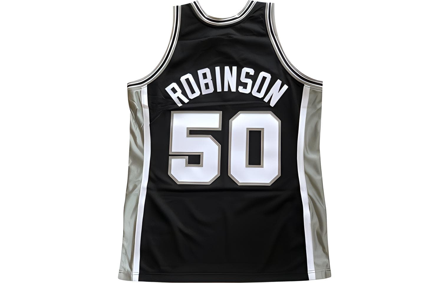 Баскетбольная майка Mitchell & Ness NBA 98-99 Spurs Robinson 50 Away Black - изображение 2