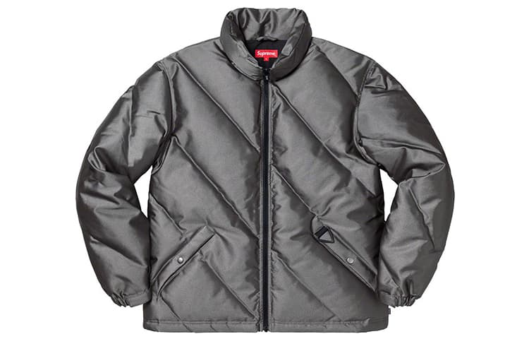 Куртка Supreme FW19 Week 11 Iridescent Puffy Jacket Black - изображение 1