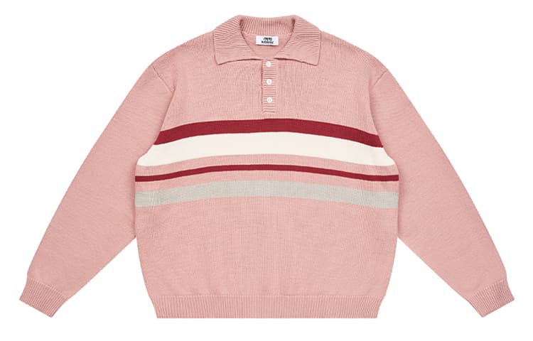 EMPTY REFERENCE Striped Polo Knit - изображение 1