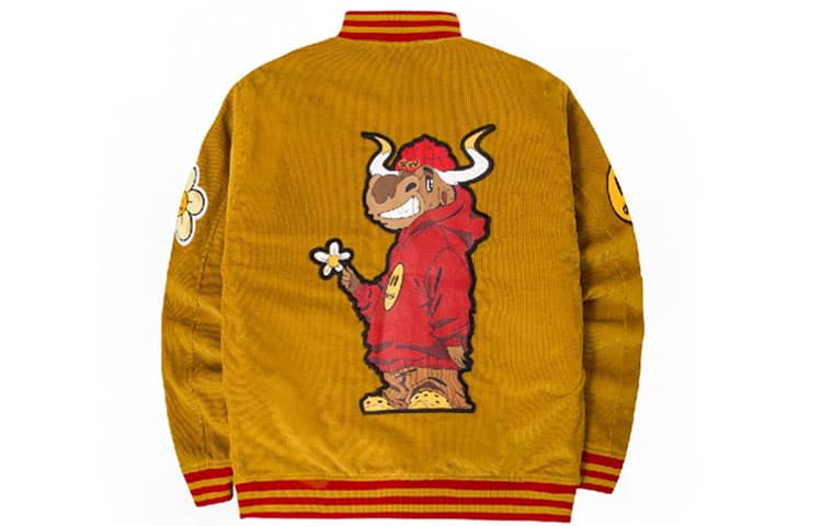 Куртка Drew House ox corduroy varsity jacket ox dijon - изображение 1