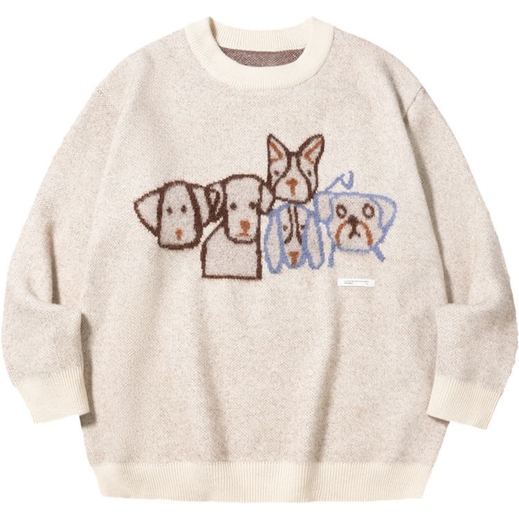 Кофта PSO Brand Puppy Collection Свитер Унисекс Абрикос - изображение 1