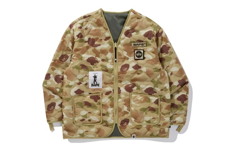 Куртка A BATHING APE x Alpha Industries Reversible Logo Jacket - изображение 1