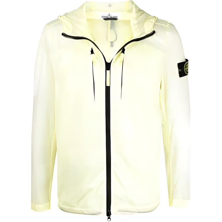 Куртка Stone Island SS21 Logo Windbreaker Yellow - изображение 1