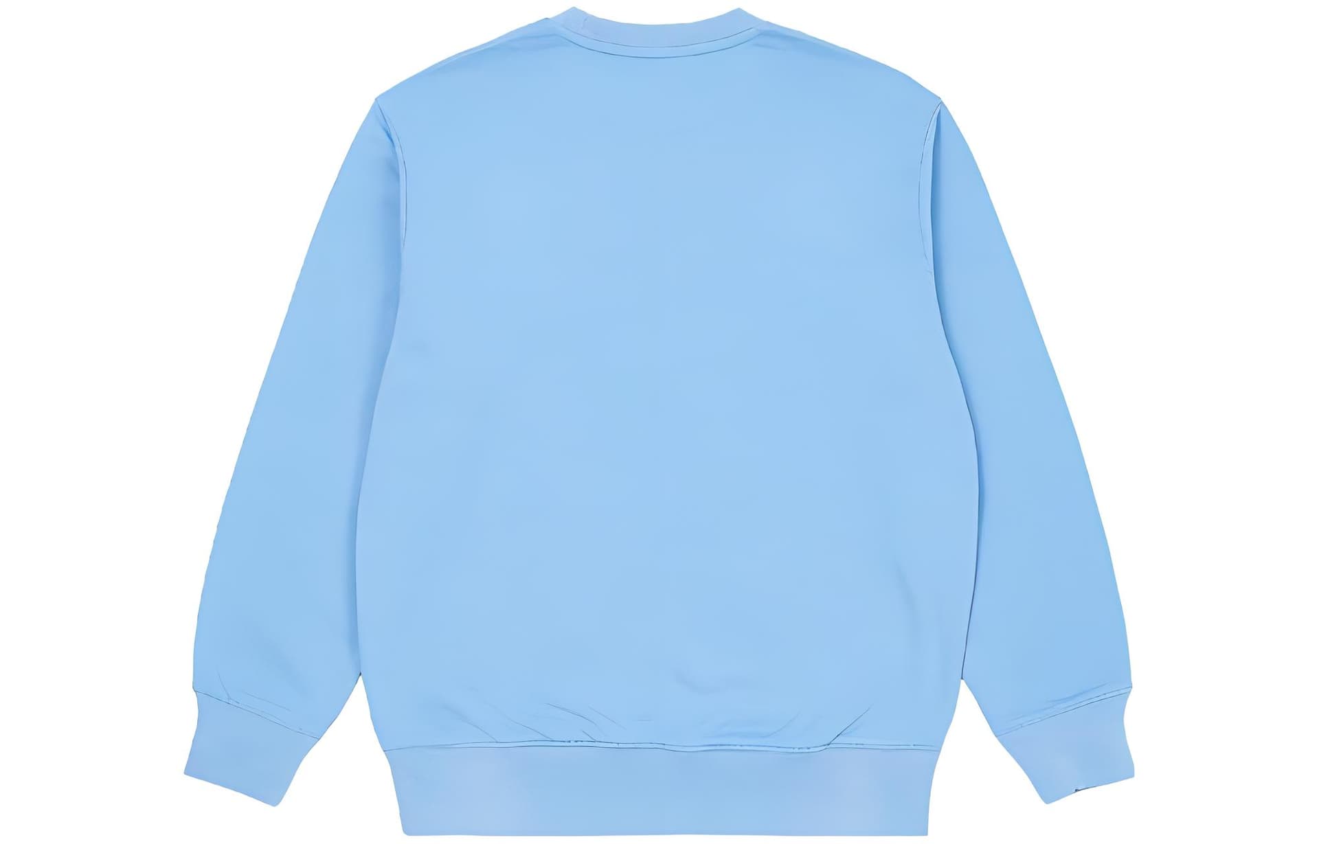 Худи PALACE SS23 Basically A Crew Flexy Blue - изображение 2