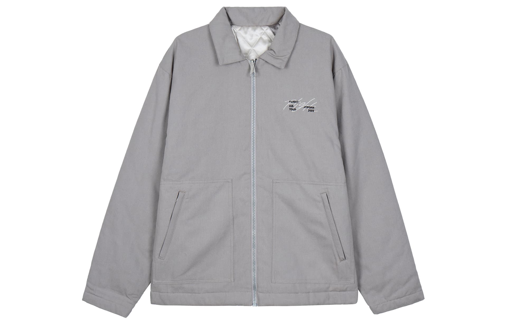 Куртка Jordan Zip Jacket Grey - изображение 1