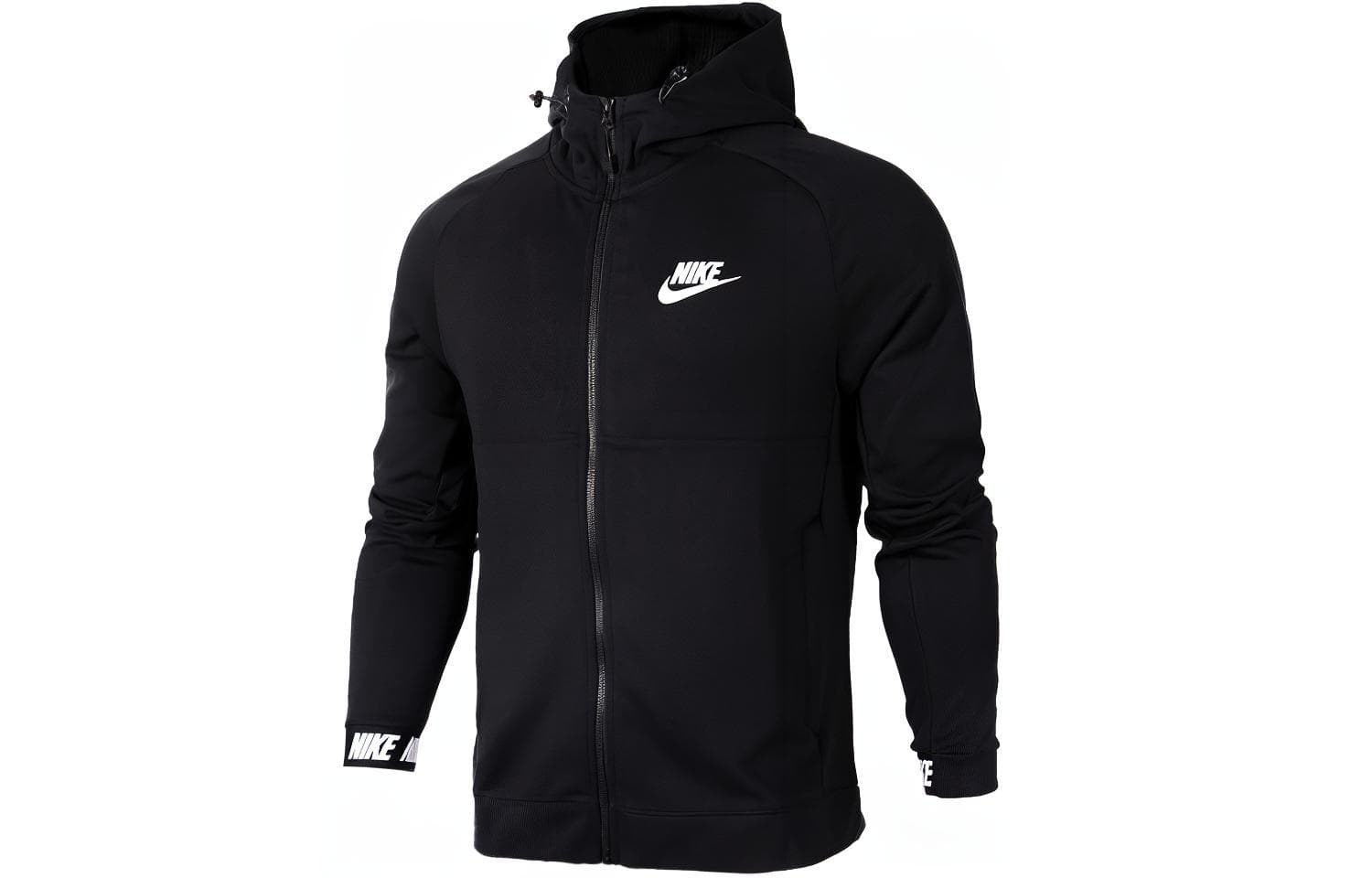 Куртка Nike Logo Print Hooded Jacket Black - изображение 1