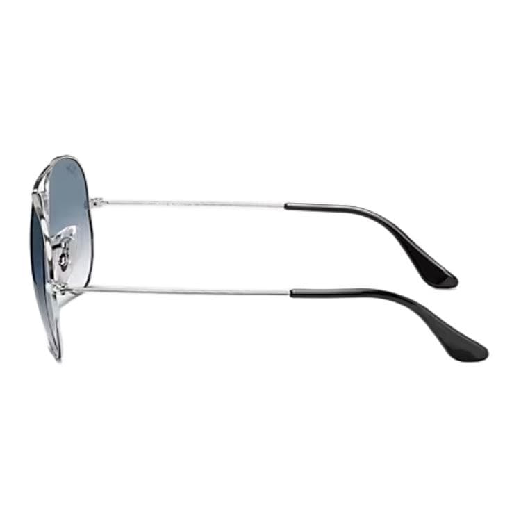Солнцезащитные очки RayBan Металлические Aviators Солнцезащитные очки Унисекс Серебряные - изображение 3